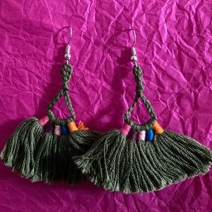 Yarn Earrings